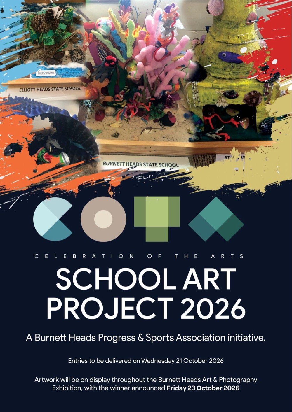 School Art Project 2026 flyer